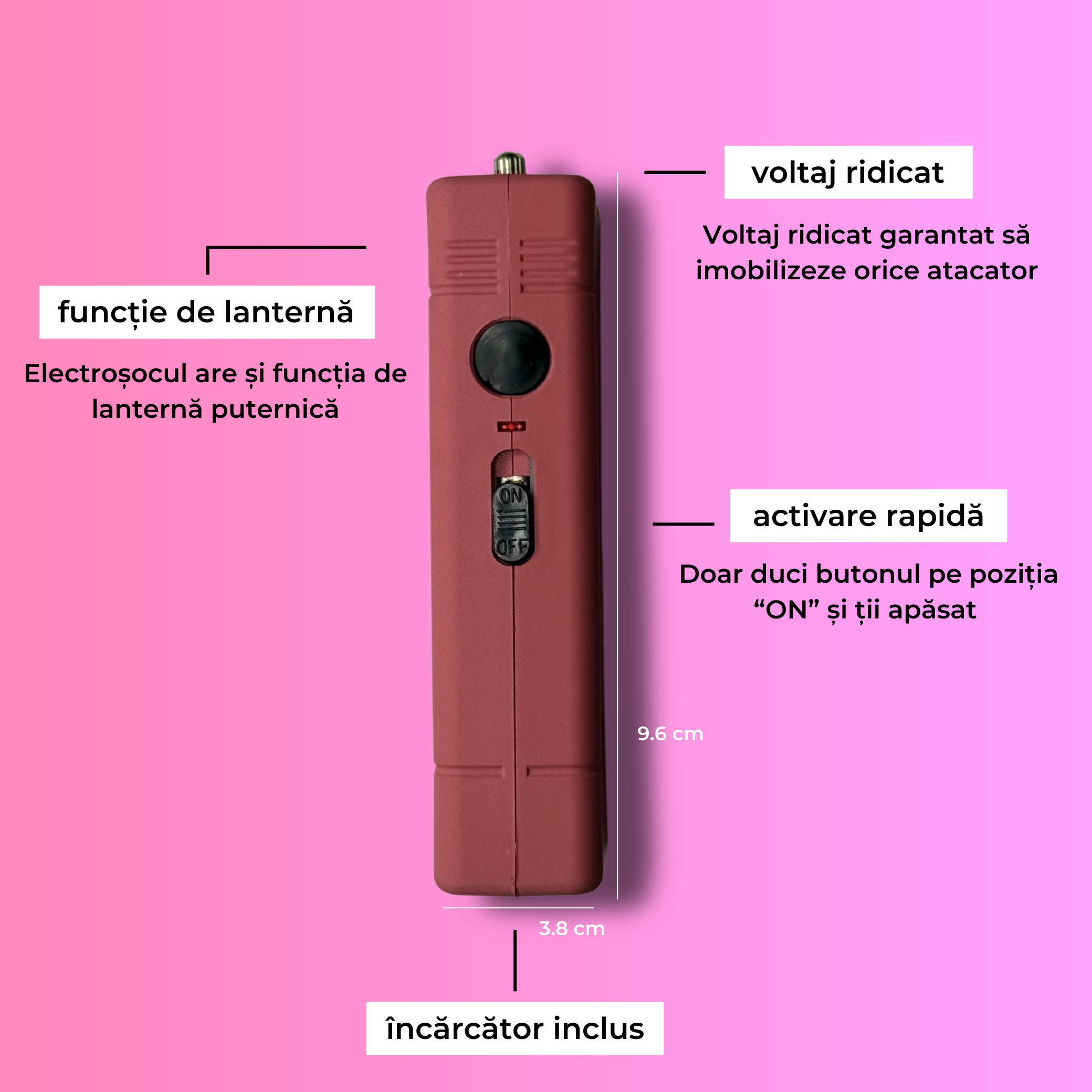 Mini Dispozitiv cu Electroșocuri