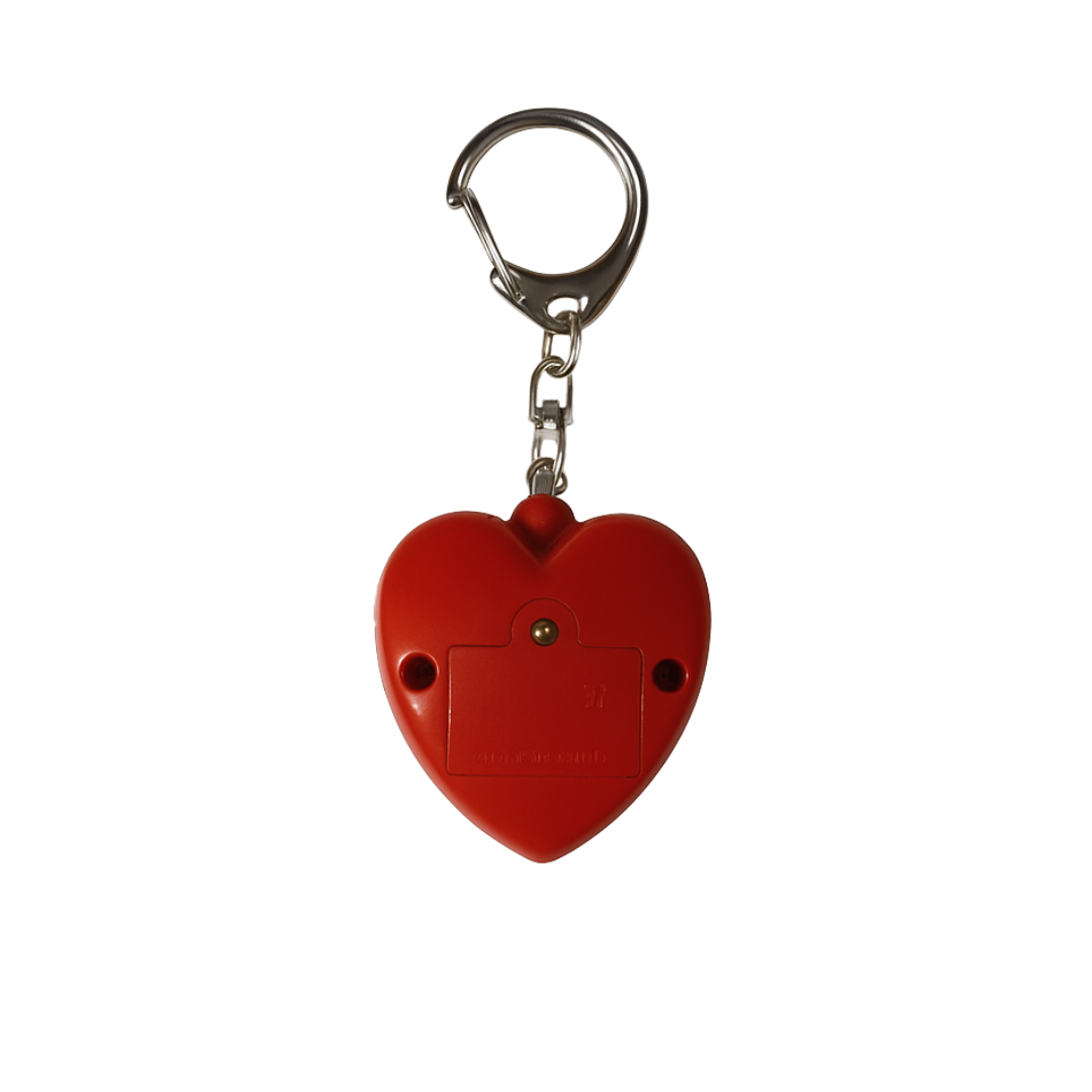 Mini Alarmă Breloc în formă de inimioară