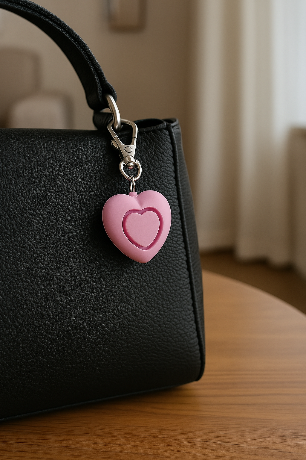 Mini Alarmă Breloc în formă de inimioară